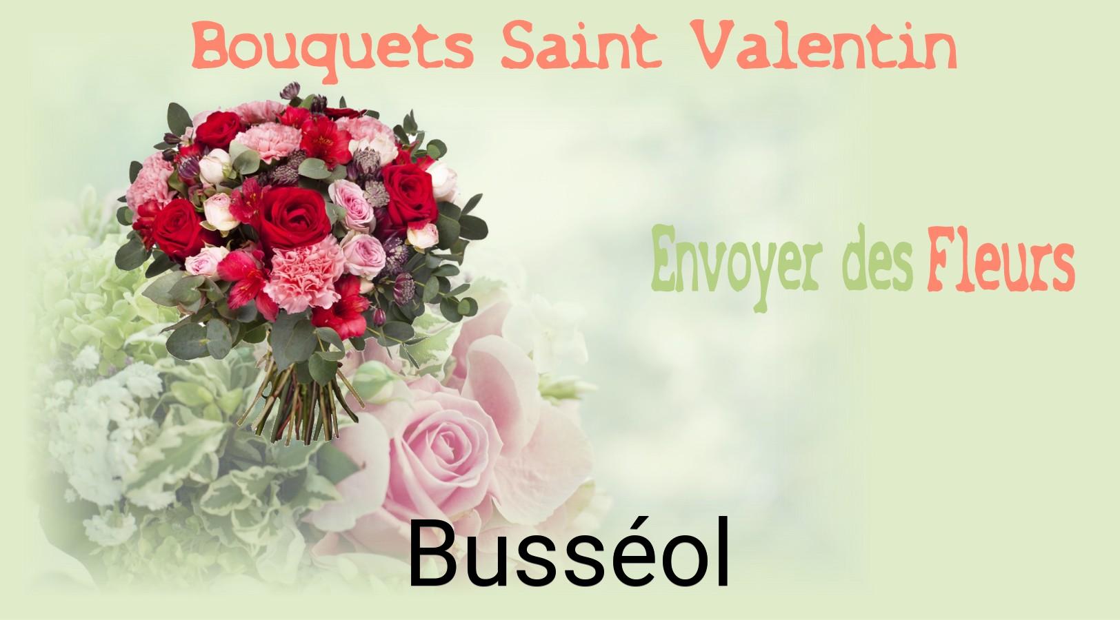 Roses de Saint-Valentin livrées à Busséol